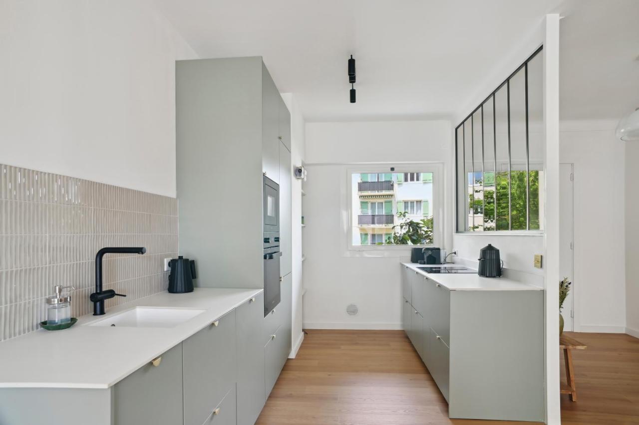 Designer Flat, Luxurious, Close From Palais, Terrasse, Private Garage, Air Conditoning Cannes Eksteriør bilde