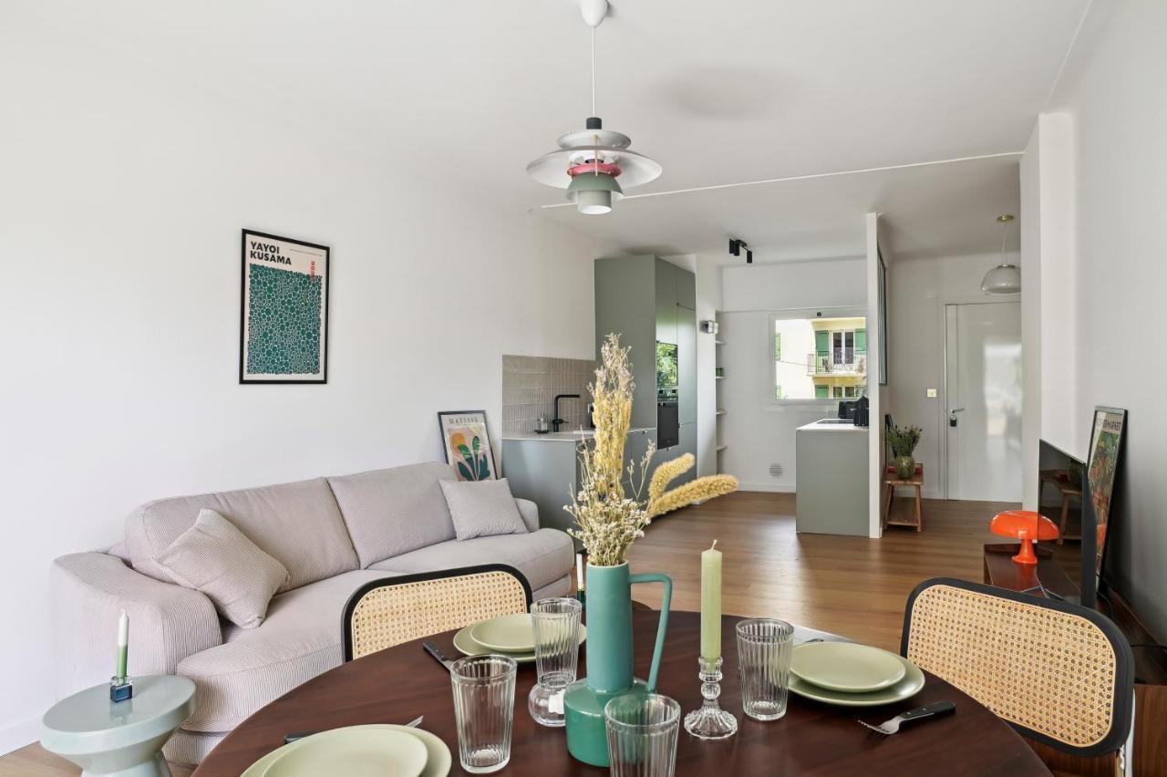 Designer Flat, Luxurious, Close From Palais, Terrasse, Private Garage, Air Conditoning Cannes Eksteriør bilde