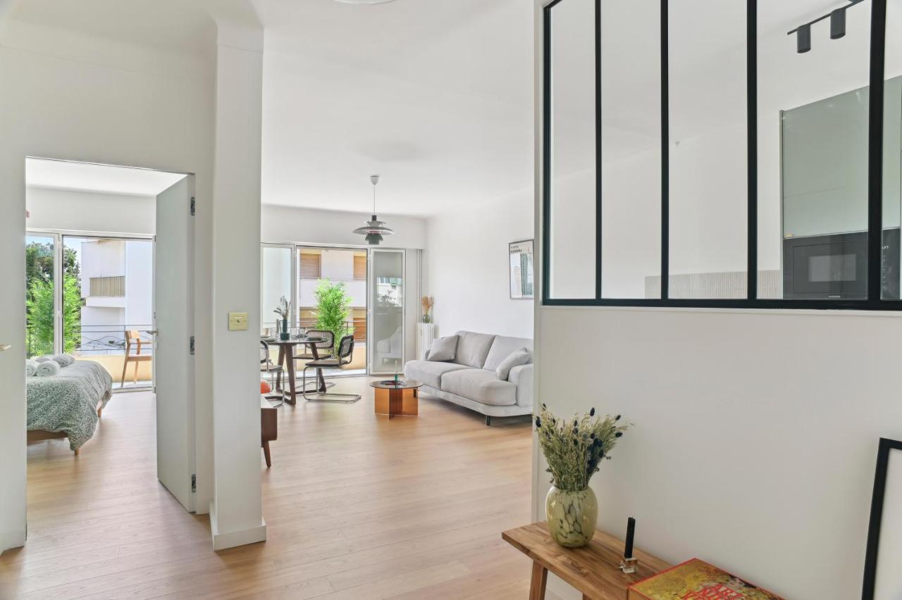 Designer Flat, Luxurious, Close From Palais, Terrasse, Private Garage, Air Conditoning Cannes Eksteriør bilde