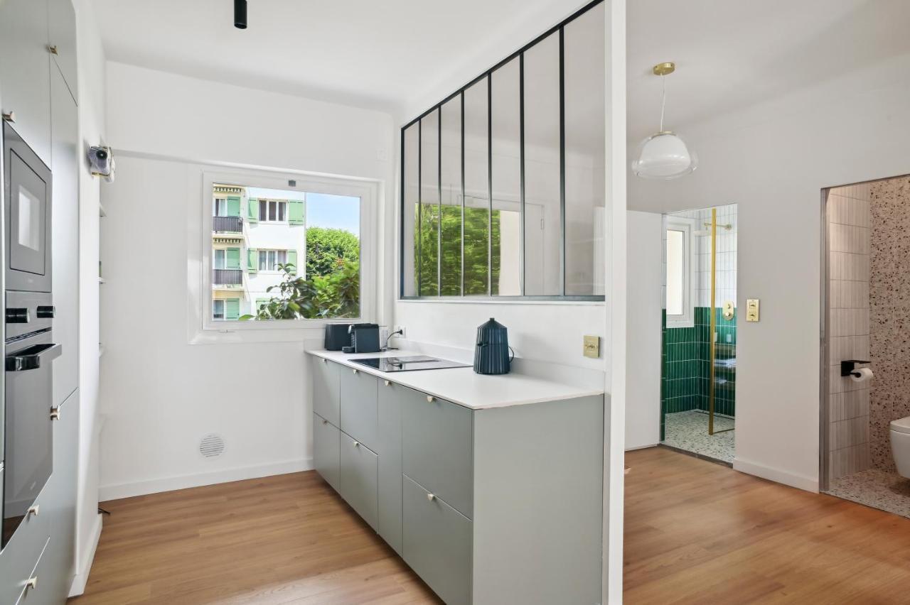 Designer Flat, Luxurious, Close From Palais, Terrasse, Private Garage, Air Conditoning Cannes Eksteriør bilde